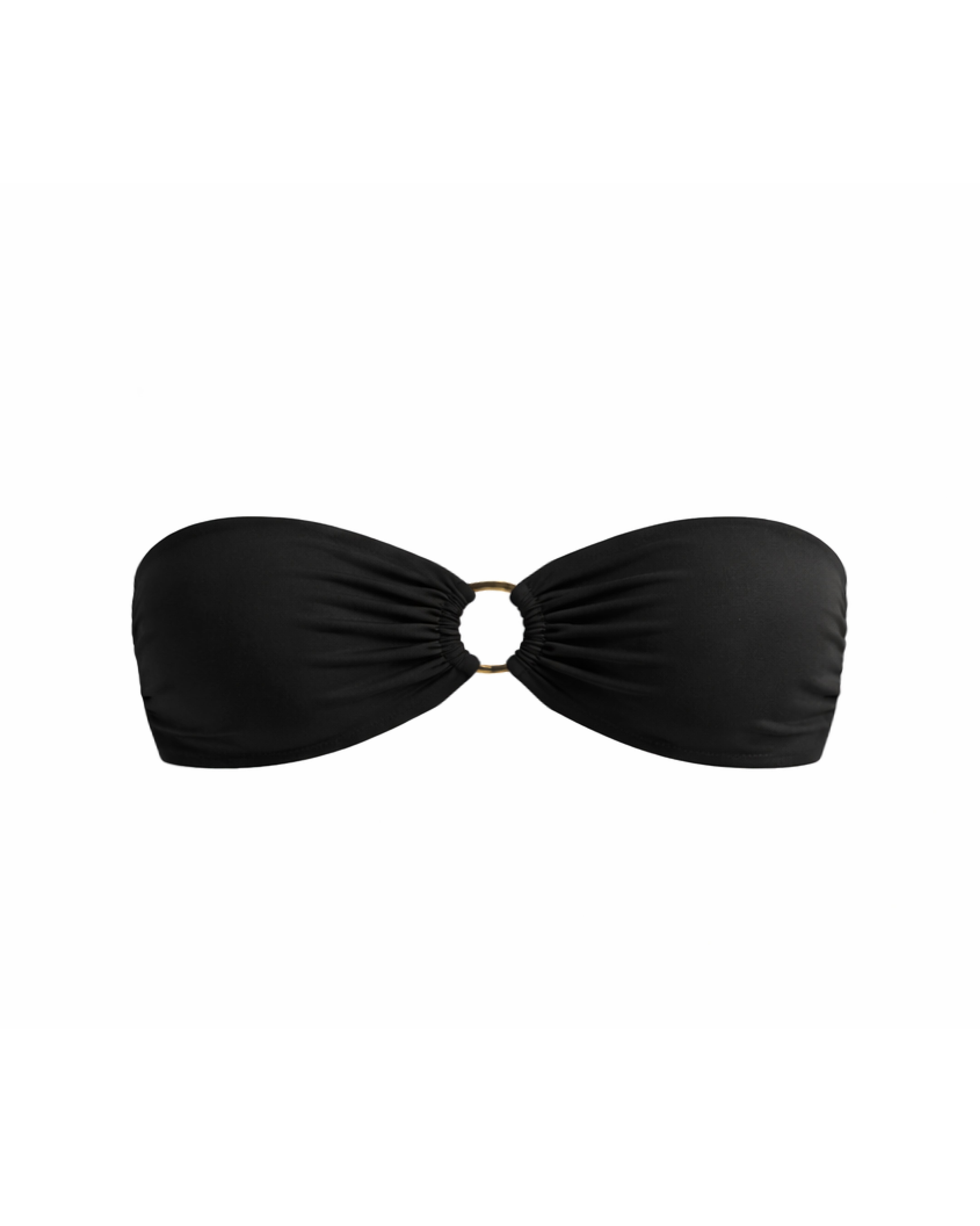 Milos Black Bikini Top